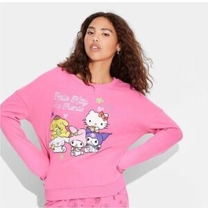 Hello Kitty Pink Graphic Sweatshirt XL